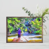 Jamaican River Raft Ride Danke, J001 Dankeskarte (Stehend Vorderseite)