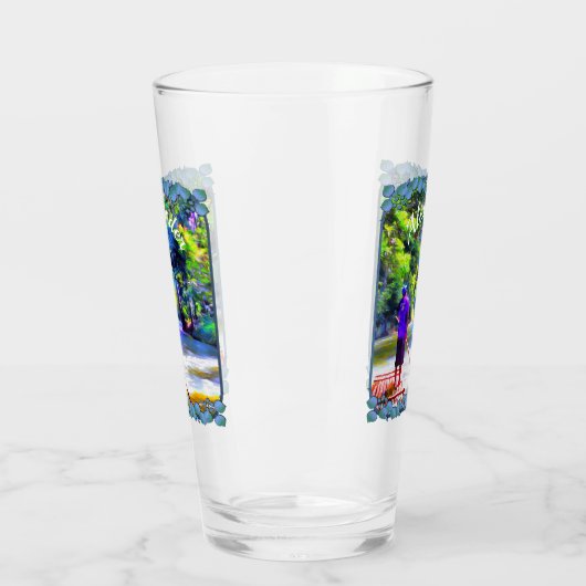 Jamaican River Raft Ride J001 Beer Glas (Links)