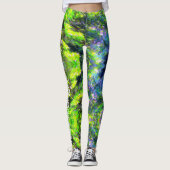 Jamaican River Trees J001 Leggings (Vorderseite)