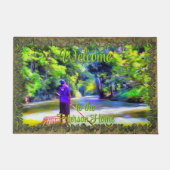 Jamaican River Welcome J001 Fußmatte (Vorderseite)