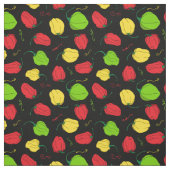 Jamaican Scotch Bonnet Chili Pattern Stoff (Muster)
