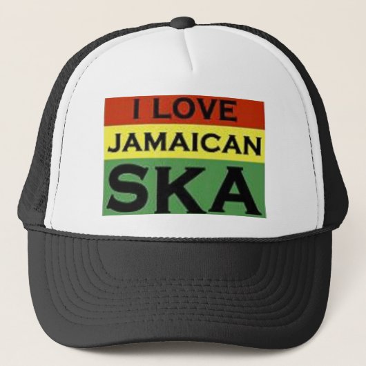 jamaican ska cap truckerkappe (Vorderseite)