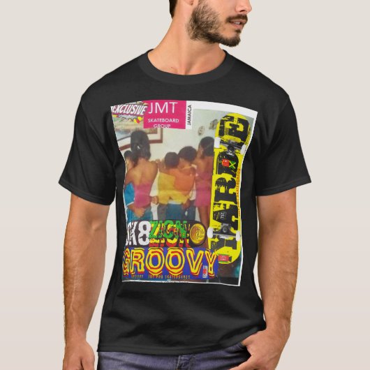 JAMAICAN SLOW DANCE /LIEBE Basic Dunkel T - Shirt (Vorderseite)