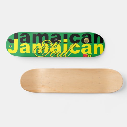 JAMAICAN SOUL 7 3/4" Skateboard Deck (Horizontal)