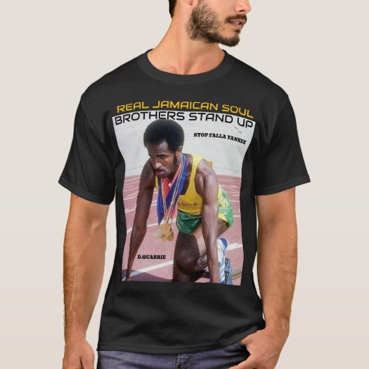 JAMAICAN SOUL BROTHERS Basic Dunkel T - Shirt (Vorderseite)