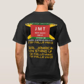 JAMAICAN SOUL BROTHERS Basic Dunkel T - Shirt (Rückseite)