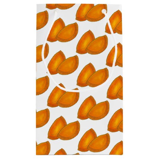 Jamaican Spicy Beef Patty Patties Jamaica Pastry Kleine Geschenktüte (Rückseite)