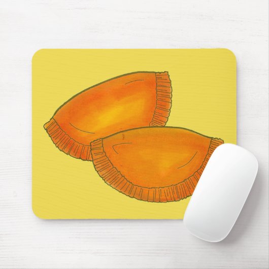 Jamaican Spicy Beef Patty Patties Jamaica Pastry Mousepad (Mit Mouse)