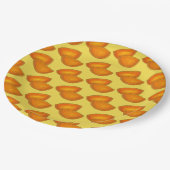 Jamaican Spicy Beef Patty Patties Jamaica Pastry Pappteller (Schrägansicht)