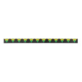 Jamaican Triangle Flags Cake Satinband (Vorderseite)