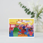 JamaicanBusRide Postkarte (Stehend Vorderseite)