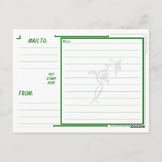 JamaicanBusRide Postkarte (Rückseite)