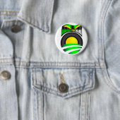 Jamaicans für Obama-Knopf Button (Beispiel)