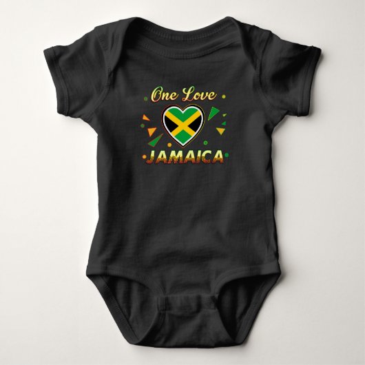 Jamaika 1 Liebe Gruppe Urlaub Kreuzfahrt Matching Baby Strampler (Vorderseite)