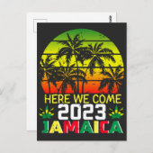 Jamaika 2023 kommt postkarte (Vorne/Hinten)