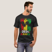 Jamaika 2024 Hier kommen wir zum Familienurlaub T-Shirt (Vorne ganz)