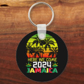 Jamaika 2024 Hier kommt der Kreis Schlüsselanhänger (Rückseite)