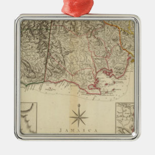 Jamaika 4 silbernes ornament