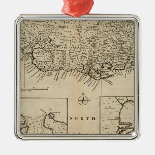 Jamaika 4 silbernes ornament (Vorne)