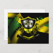 Jamaika 50 Celebration Postcard Postkarte (Vorne/Hinten)