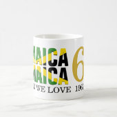 JAMAIKA 60 Jahre Unabhängigkeit Kaffeetasse (Mittel)