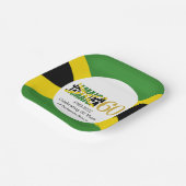 JAMAIKA 60 Jahre Unabhängigkeit Pappteller (Gewinkelt)