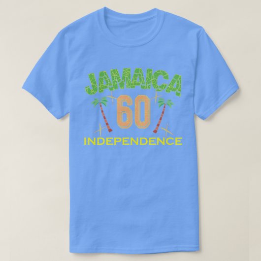 Jamaika 60. Unabhängigkeit stolz auf Jamaika2 T-Shirt (Design vorne)