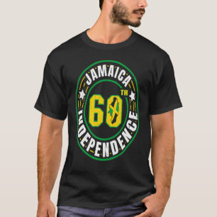 Jamaika 60. Unabhängigkeitstag Vintage Jamaika Fla T-Shirt