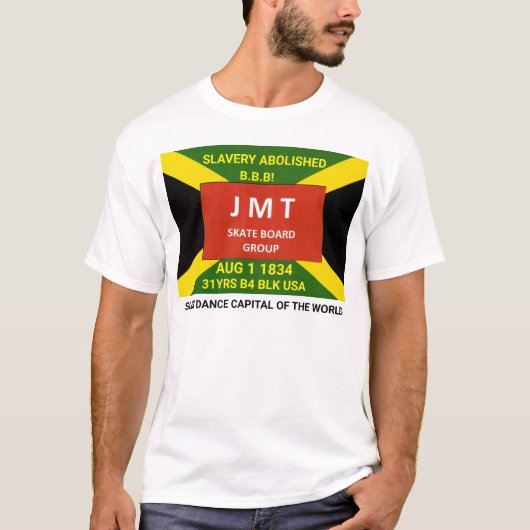 JAMAIKA. AUG 1 1834 Männer - Basic-T - Shirt (Vorderseite)