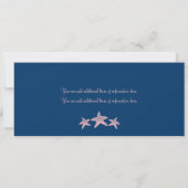 Jamaika-Boarding-Durchlauf-Hochzeit Einladung (Rückseite)