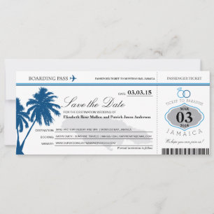 Jamaika-Boarding-Pass Save the Date