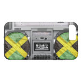 Jamaika-Boombox Case-Mate iPhone Hülle (Rückseite (Horizontal))