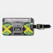 Jamaika-Boombox Gepäckanhänger (Vorderseite horizontal)