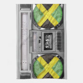 Jamaika boombox küchentuch (Vertikal)