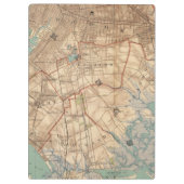 Jamaika-Bucht und Brooklyn Klemmbrett (Rückseite)