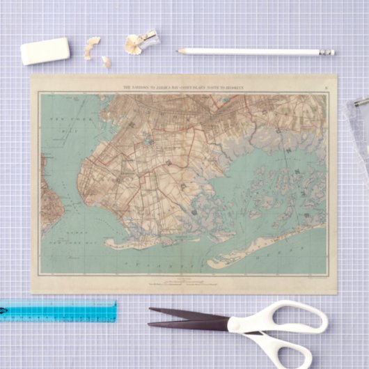 Jamaika-Bucht und Brooklyn Seidenpapier (Handwerk)