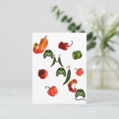 Jamaika-Chili-Paprikaschoten Postkarte (Stehend Vorderseite)