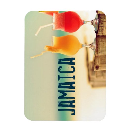 Jamaika-Cocktails Magnet (Vertikal)