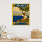 Jamaika, das Juwel der Tropen Poster (Küche)