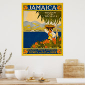 Jamaika, das Juwel der Tropen Poster (Küche)