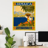 Jamaika, das Juwel der Tropen Poster (Heimbüro)