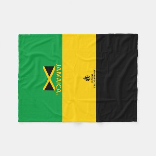 Jamaika-Designer-Decke Fleecedecke (Vorderseite (Horizontal))