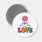 Jamaika eine Liebe Magnet (Vorderseite/Rückseite)