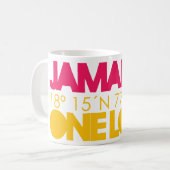Jamaika eine Liebe-Tasse Kaffeetasse (Vorderseite Links)
