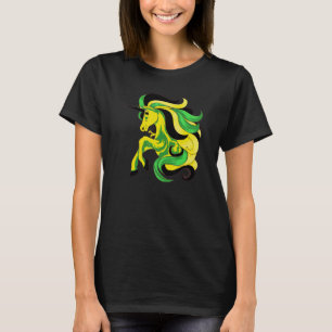 Jamaika Einhorn Jamaca-Flagge Für Mädchen Kinder M T-Shirt