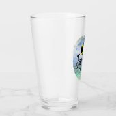 "Jamaika Est. 1962" Strand mit jamaikanischer Flag Glas (Rechts)