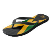 JAMAIKA-FARBEN - Tricolors Badesandalen (Schrägansicht)