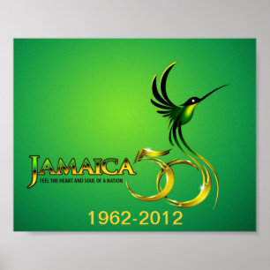Jamaika feiert 50. Plakat