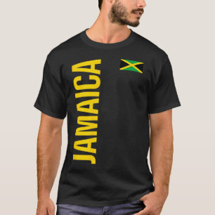 Jamaika-Flagge Athletik-Fußball Sports Jersey T-Shirt