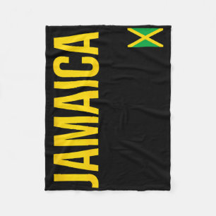 Jamaika-Flagge Athletik-Fußball-Trikot Fleecedecke